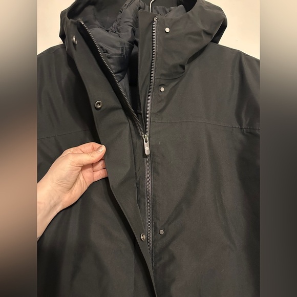 Lululemon 3 In 1 Insulated Rain Coat Jacket Parka Size 12 Black $498 Retail - Picture 7 of 12